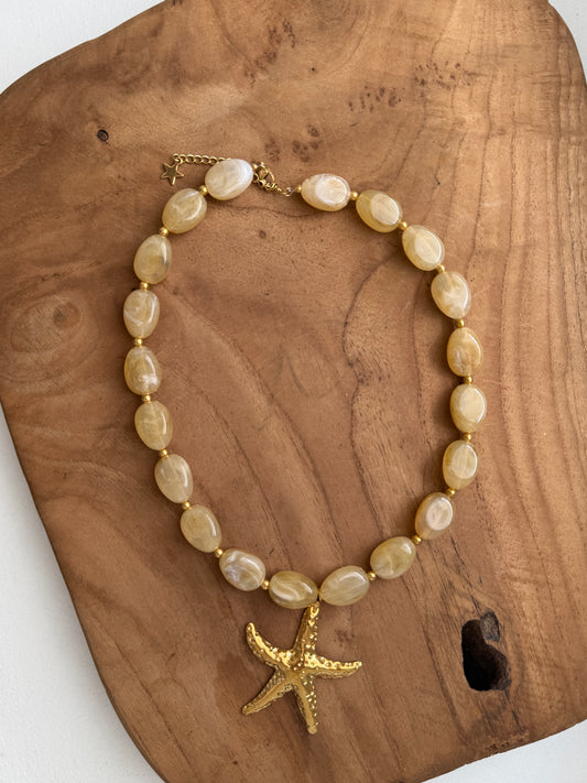 Collier Maïa Beige