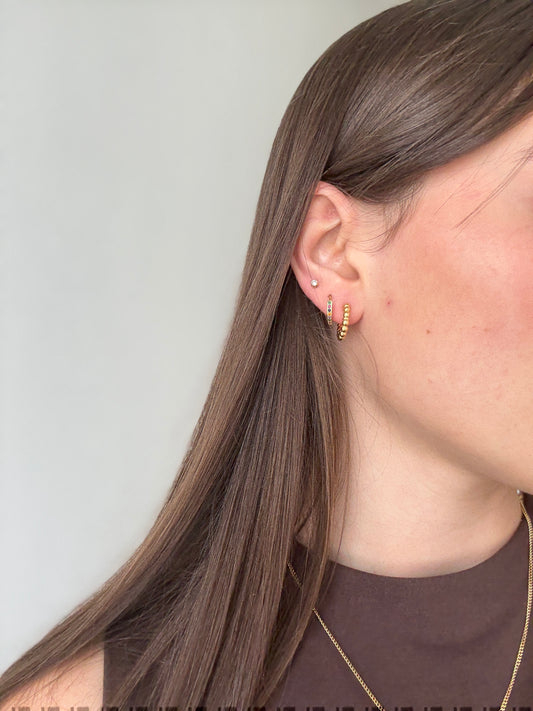 Boucles d'oreilles Aude dorées