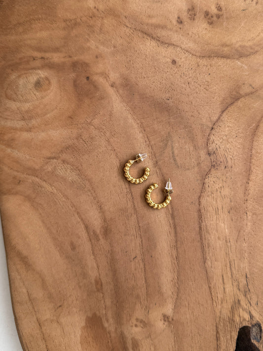 Boucles d'oreilles Aude dorées
