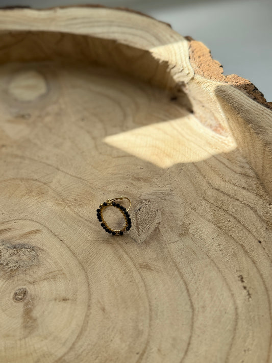 Bague Emilia noire